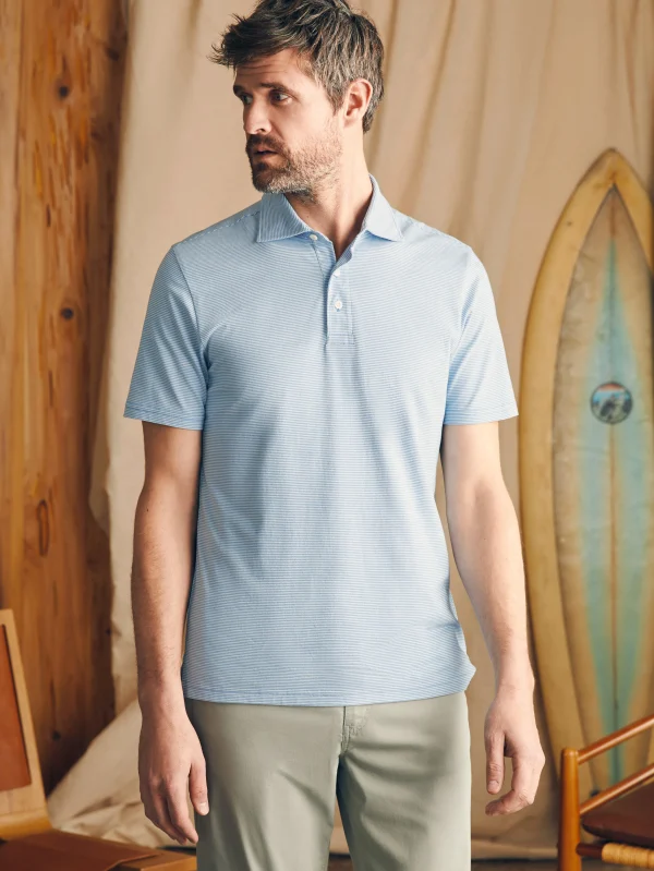 Movement™ Short-Sleeve Pique Polo Shirt - Clean Lake Feeder