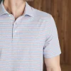 Movement™ Short-Sleeve Polo Shirt - Horizon Line Stripe