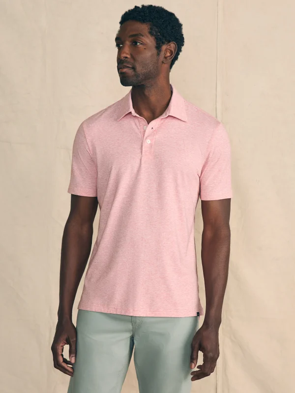 Movement™ Short-Sleeve Polo Shirt - Sunbeam Heather