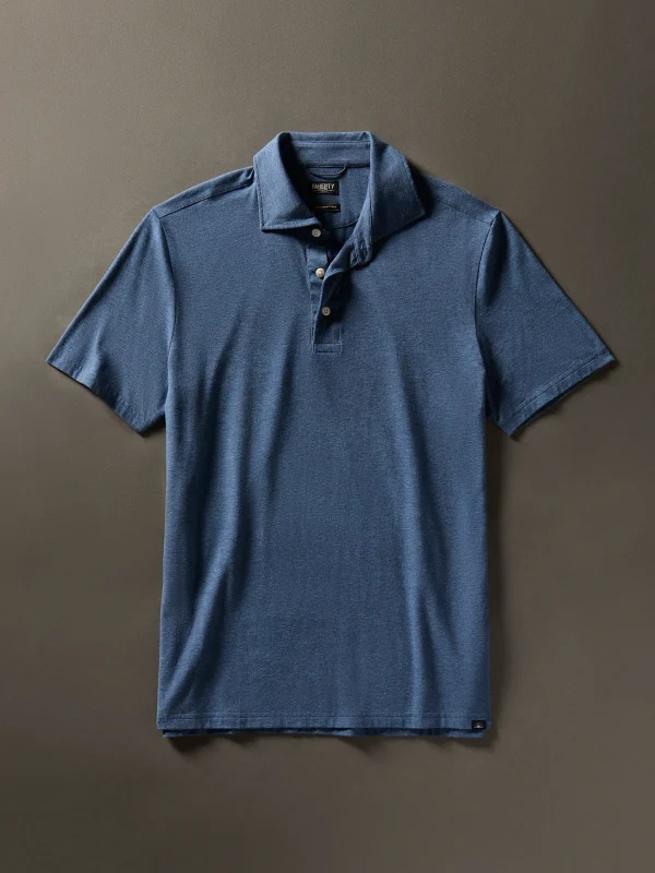 Movement™ Short-Sleeve Polo Shirt - Sea Navy Heather