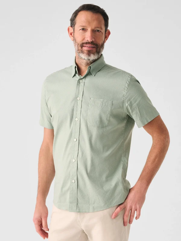 Movement™ Short-Sleeve Shirt - Sage Meridian Print