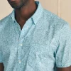 Movement™ Short-Sleeve Shirt - Blue Wave Botanic