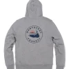 Nantucket Zip Hoodie - Grey Heather