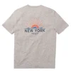 New York Short-Sleeve Crew T-Shirt - Grey Heather