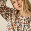 Odette Top - Ginger Maplewood Floral