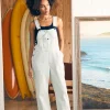 Organic Cotton Denim Riveter Overalls - Ocean Mist Wash