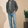 Organic Cotton Slim Straight Denim (32" Inseam) - Sandy Point Wash