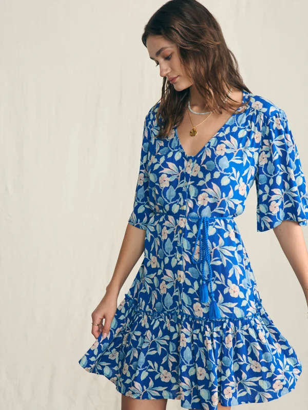 Orinda Mini Dress - Blue Ginger Floral