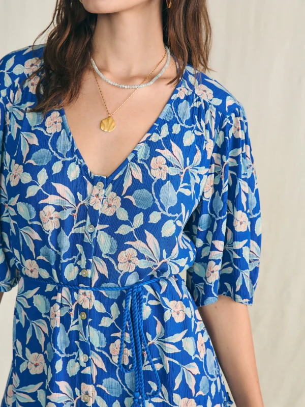 Orinda Mini Dress - Blue Ginger Floral