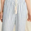 Pacific Beach Linen Pant - Blue Lucy Stripe