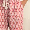 Pacific Beach Linen Pant - Clara Ikat