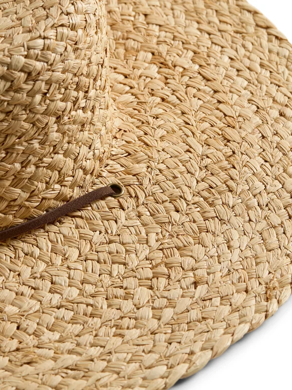 Raffia Lifeguard Hat - Natural