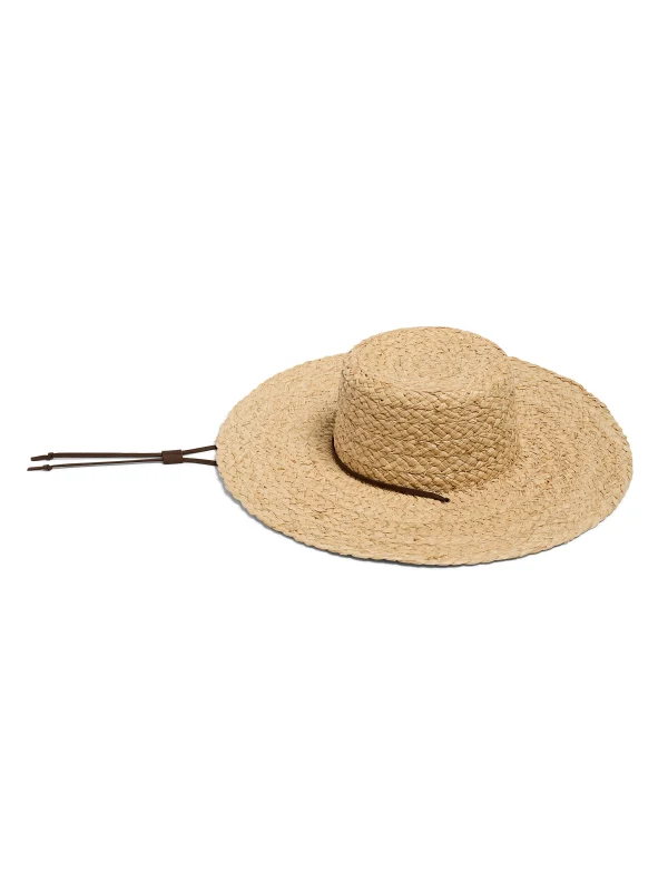 Raffia Lifeguard Hat - Natural