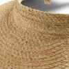 Raffia Packable Visor - Natural