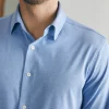 Reserve Knit Shirt - Lake Blue Melange