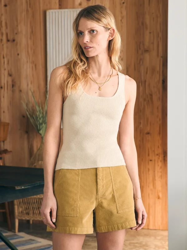 Rue Sweater Tank - Summer Sand