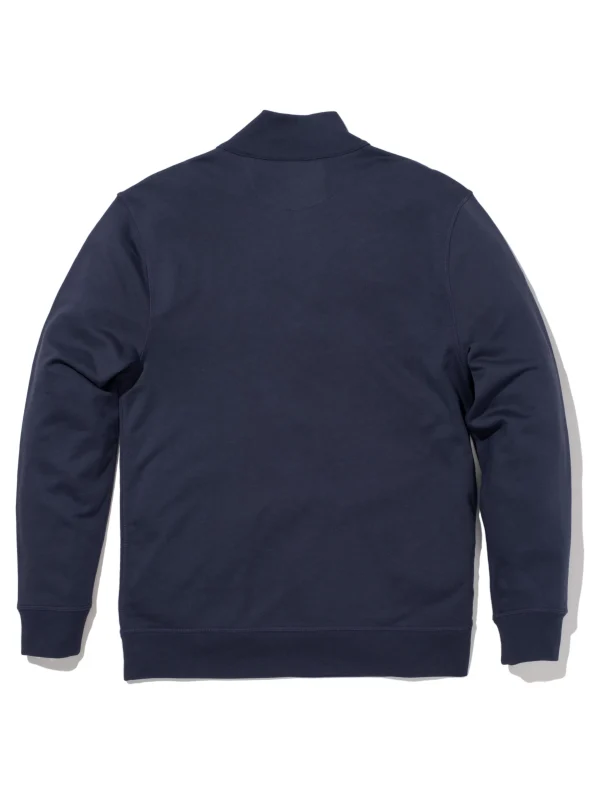 Sag Harbor Beach Terry Quarter Zip - Dune Navy