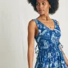 Sandbar Maxi Dress - Blue Kenji Floral