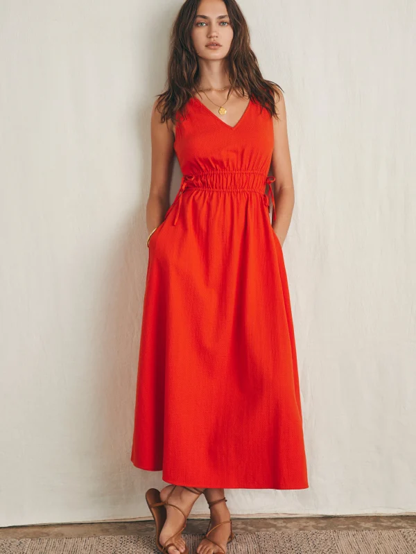 Sandbar Maxi Dress - Poppy Red