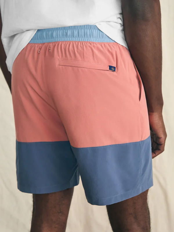 Shorelite Active Swim Short (7" Inseam) - Crest Color Block