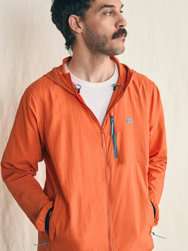 Shorelite Packable Anorak - Isle Orange