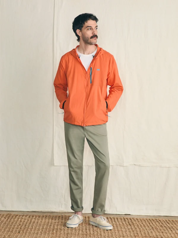 Shorelite Packable Anorak - Isle Orange