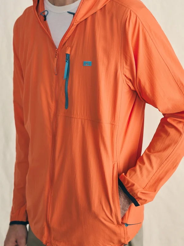 Shorelite Packable Anorak - Isle Orange