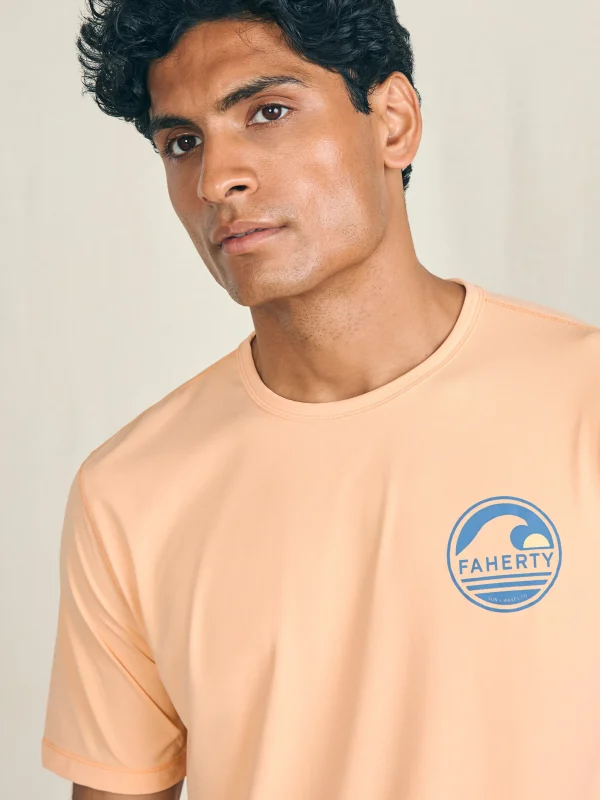 Shorelite Short-Sleeve Tech Tee - Passion Peach