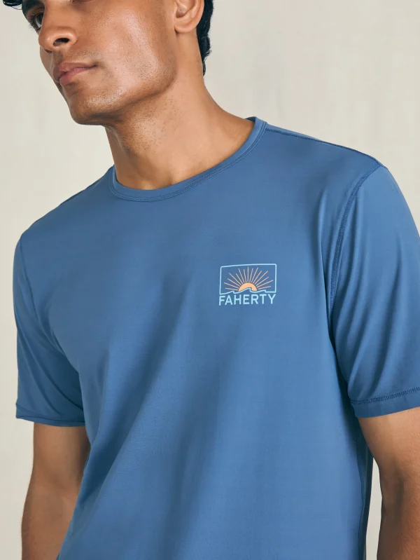 Shorelite Short-Sleeve Tech Tee - Breaker Blue