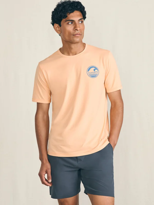 Shorelite Short-Sleeve Tech Tee - Passion Peach