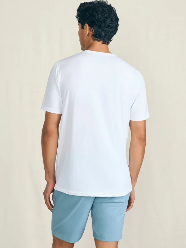 Shorelite Short-Sleeve Tech Tee - Pure White