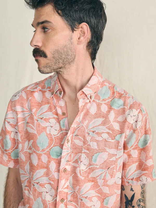 Short-Sleeve Breeze Shirt - Ginger Floral