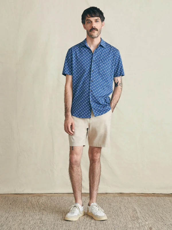 Short-Sleeve Hermosa Knit Shirt - Navy Atlas