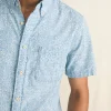 Short-Sleeve Stretch Playa Shirt - South Pacific Geo