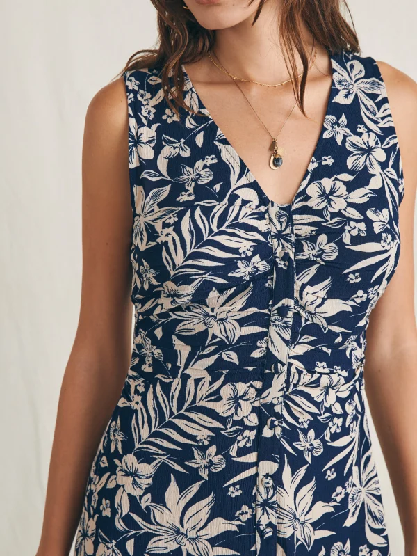 Siena Midi Dress - Navy Canopy Floral