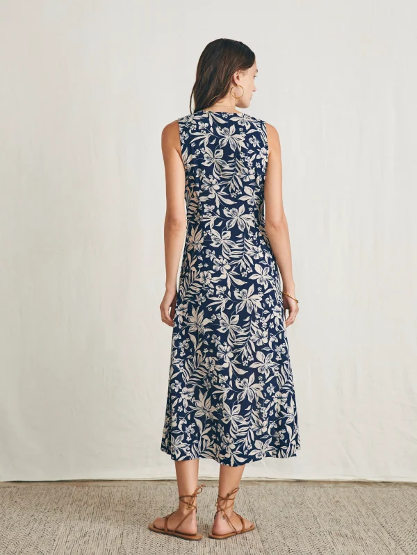 Siena Midi Dress - Navy Canopy Floral