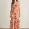 Silk Blend Sun Chaser Maxi Dress - Ginger Floral