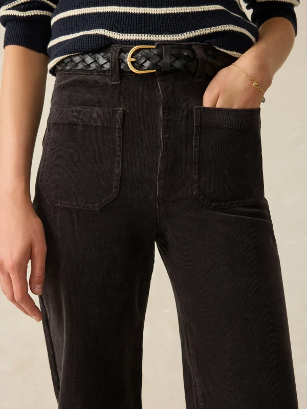 Softstretch Cord Patch Pocket Pant - Washed Black