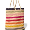 Soleil Straw Tote - Multi