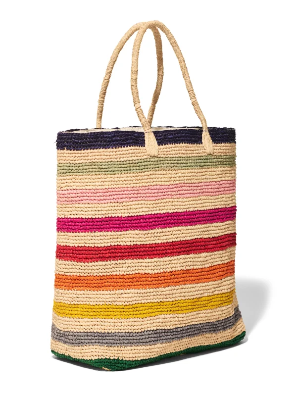 Soleil Straw Tote - Multi