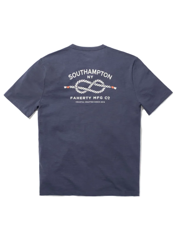 Southampton Short-Sleeve Crew T-Shirt - Dune Navy