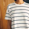 Sport Jersey Short-Sleeve Tee - White Osprey Stripe