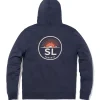 Spring Lake Zip Hoodie - Dune Navy