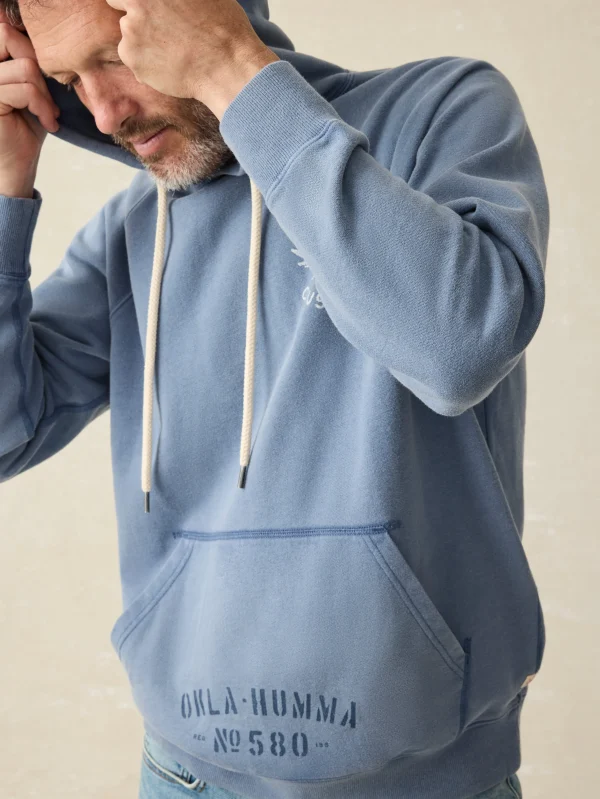 Steven Paul Judd Fleece Hoodie - Mautan Blue