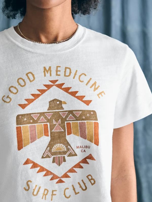 Steven Paul Judd Good Medicine Sunwashed Slub Tee - White