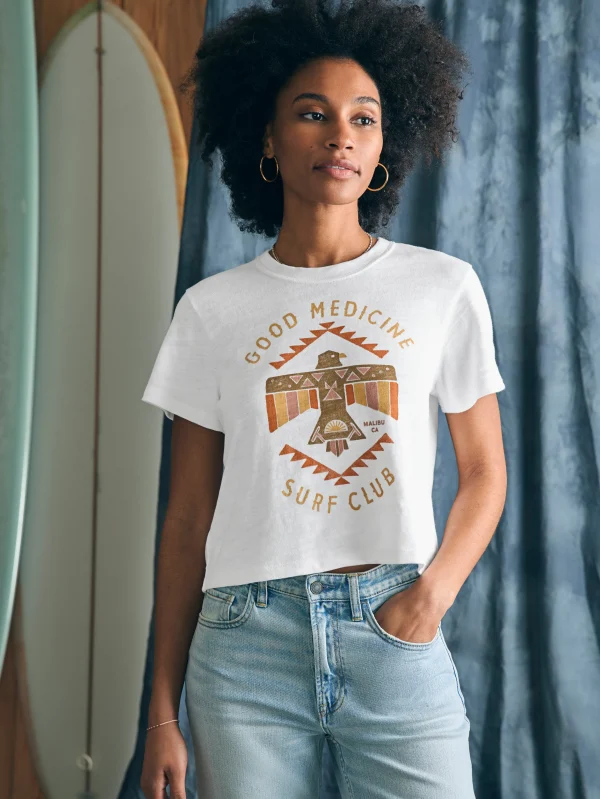 Steven Paul Judd Good Medicine Sunwashed Slub Tee - White