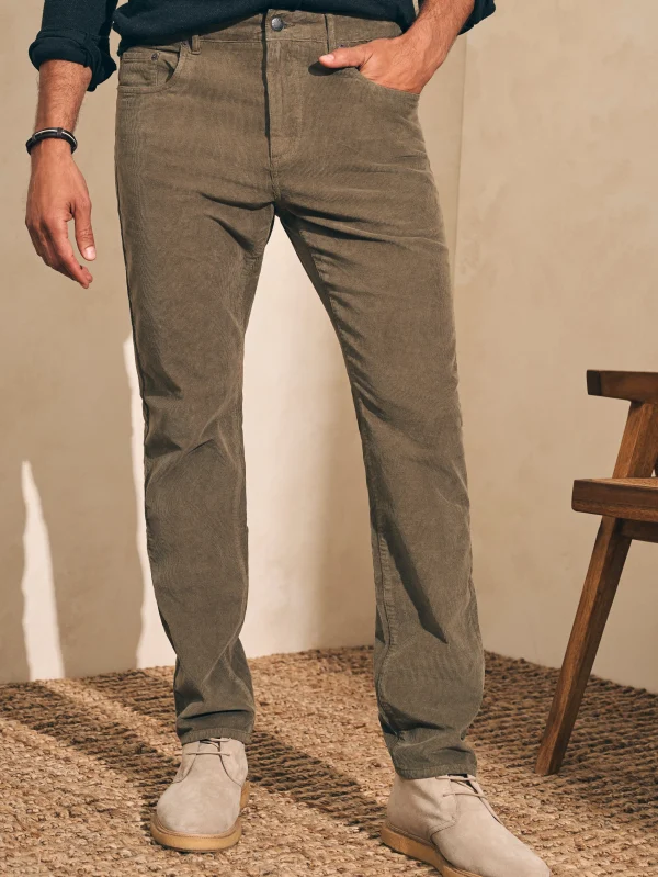 Stretch Corduroy 5-Pocket Pant (32" Inseam) - Surplus Olive