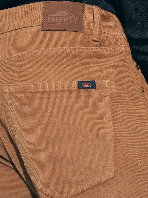 Stretch Corduroy 5-Pocket Pant (32" Inseam) - Raw Umber