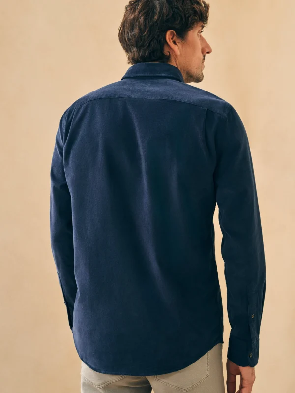 Stretch Corduroy Shirt - Blue Nights