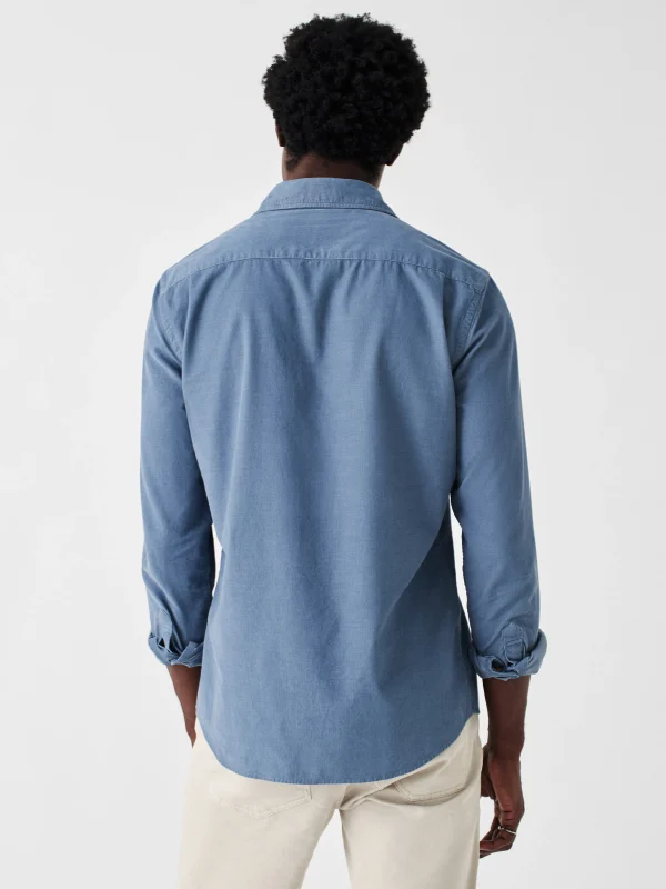 Stretch Corduroy Shirt - Deep Marine